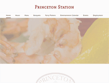 Tablet Screenshot of princetonstation.com